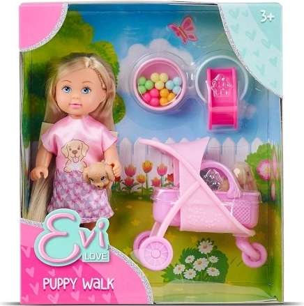 Simba Evi Love passeggiata con i cagnolini nel passeggino