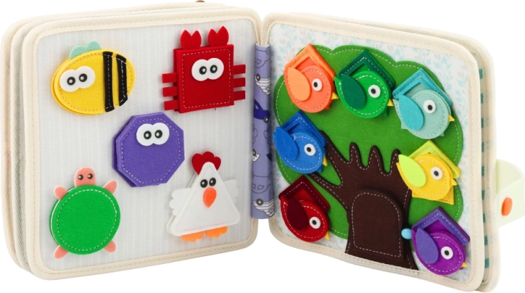 Apprendimento attraverso il gioco con forme e animaletti rimovibili