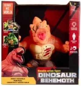 Dinosauro Behemoth con effetti luminosi e sonori 21 cm