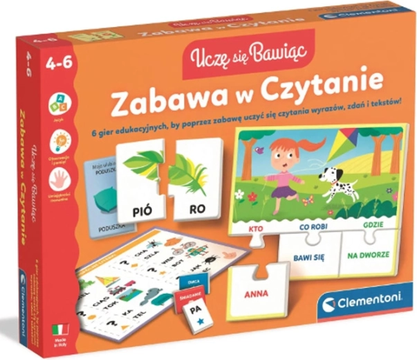 Divertimento con la lettura – set educativo di giochi