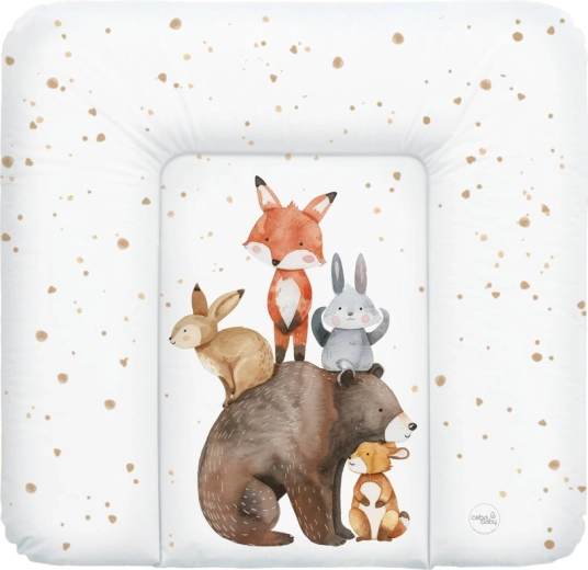 Ceba Baby fasciatoio morbido Basic Forest Friends 75 × 72 cm