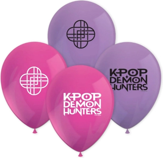 Palloncini Demon hunters con motivo K-POP, 8 pz