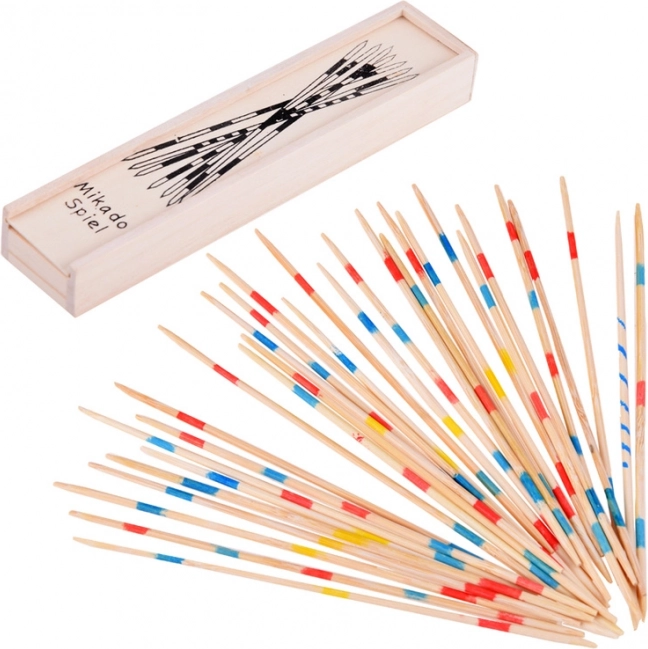 Mikado bastoncini di legno – gioco di abilità