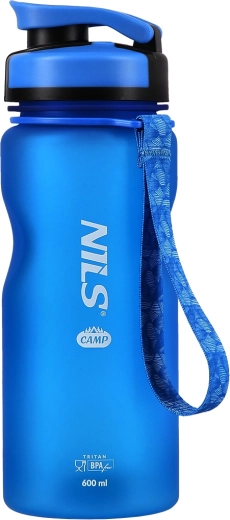Borraccia sportiva in Tritan 600 ml – NILS CAMP, blu