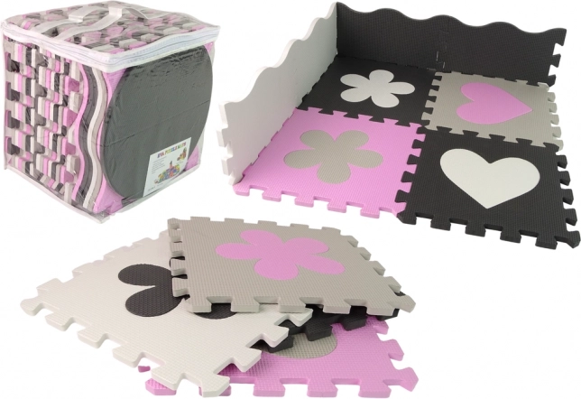 Tappetino educativo in schiuma EVA a puzzle per bebè, 25 pezzi