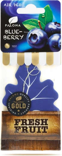 Deodorante per auto Paloma Gold Fresh Fruit Blueberry