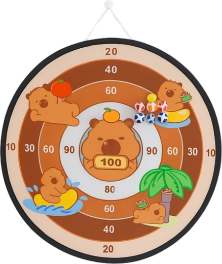 Grande bersaglio da 73,5 cm con simpatiche capibara