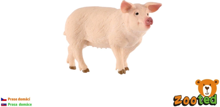 Figura di maiale domestico da 10 cm