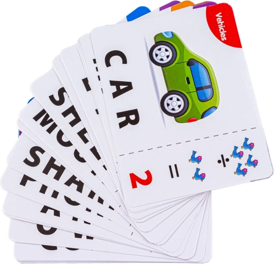 Carte fronte-retro: inglese e matematica