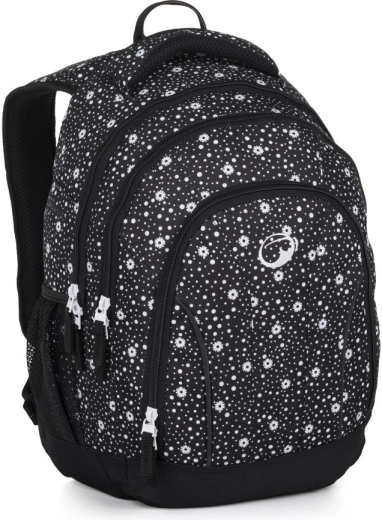 Bagmaster Supernova zaino per studenti nero-bianco