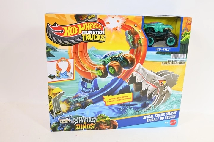 Hot Wheels Monster Trucks Loop Mordace con veicolo Mega-Wrex