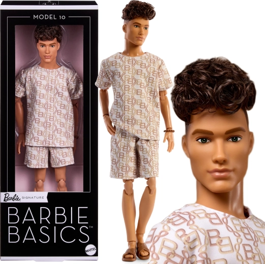 Mattel Barbie Signature Basics Ken modello 10 bambola da collezione