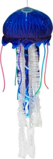 Medusa blu di peluche 50 cm