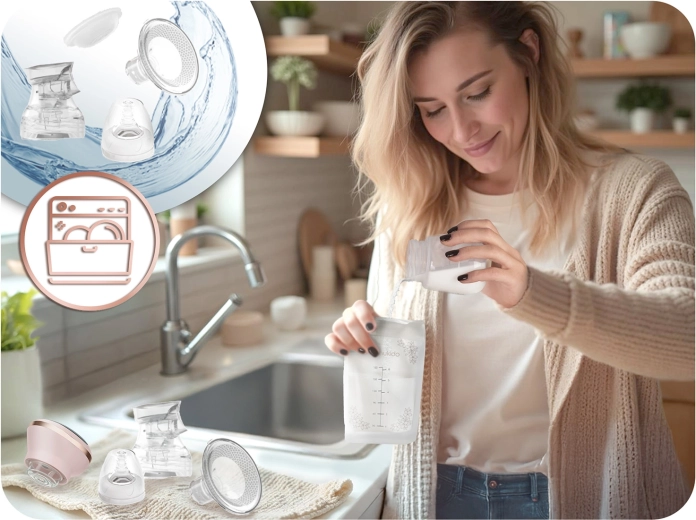 Facile manutenzione e alimentazione con il biberon