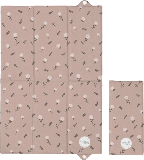 Ceba Baby fasciatoio da viaggio Basic petite blossoms 60 × 40 cm