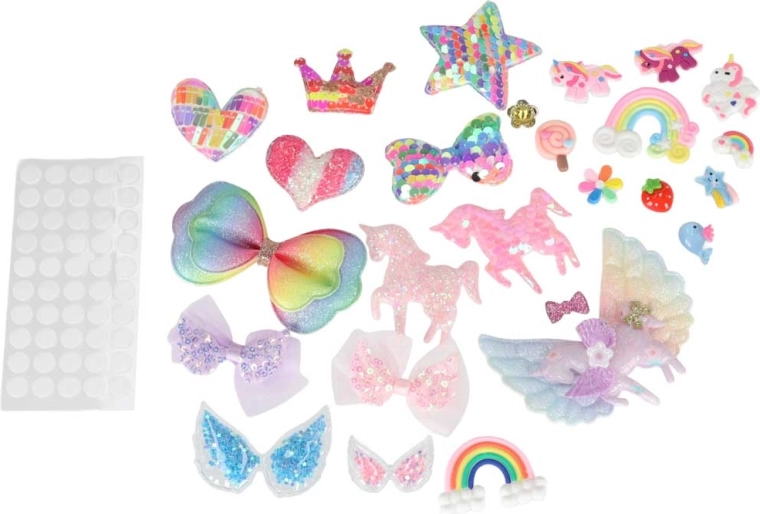 Decorazioni glitterate con motivi fiabeschi