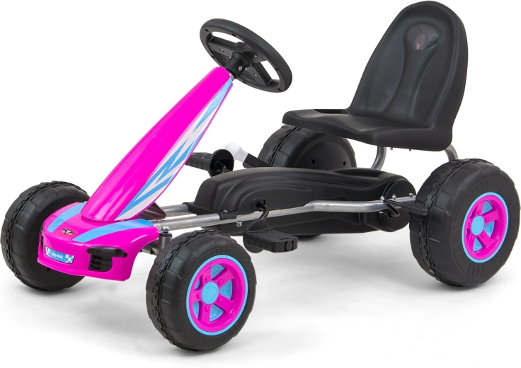 Go-kart a pedali Milly Mally Viper rosa