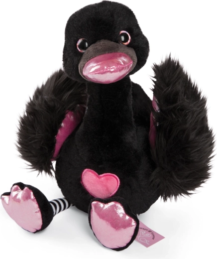 Cigno nero di peluche NICI Love 25 cm Green