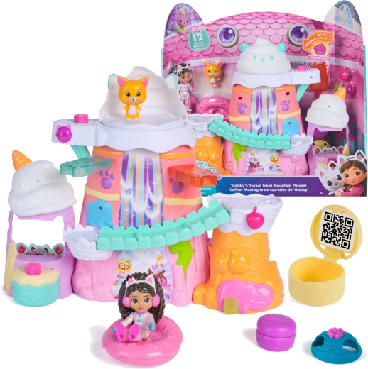 Gabby’s Dollhouse set cinematografico La montagna delle dolcezze con personaggio di Gabi e accessori
