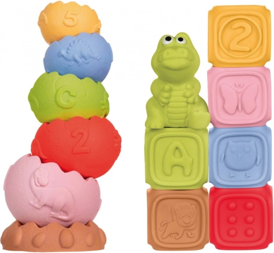 Costruzione Montessori e piramide sensoriale 13 pezzi