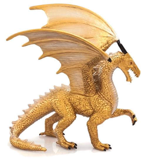 Mojo drago dorato – figurina da collezione Deluxe