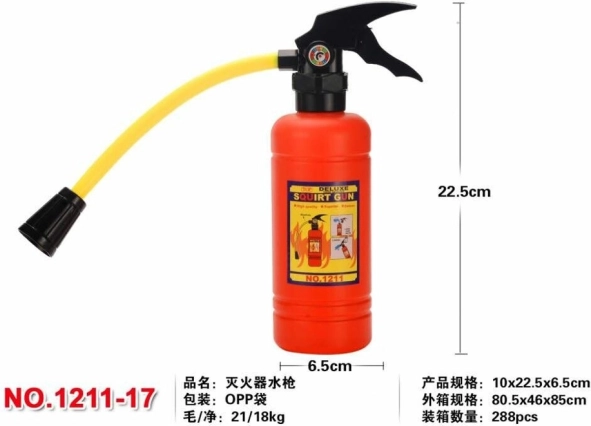 Pistola ad acqua estintore 30 cm