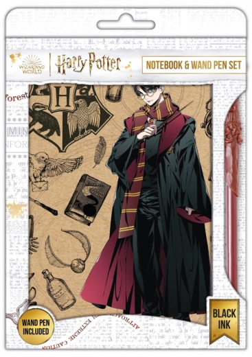 Harry Potter blocco con penna Navy & Gold