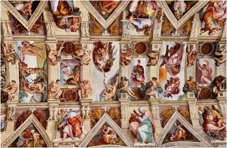 Educa puzzle in miniatura Cappella Sistina 1000 pezzi