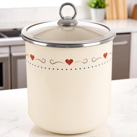 Coperchio in vetro trasparente per una visione immediata