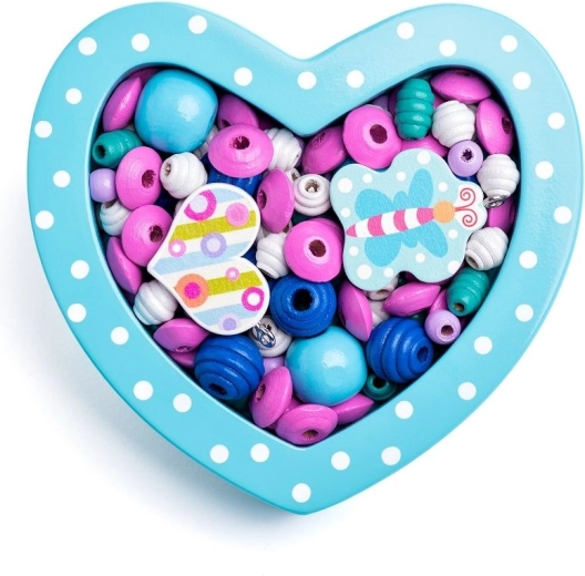 Perline piccolo cuore turchese