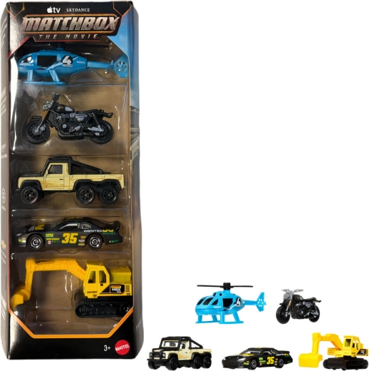 Mattel Matchbox The Movie set da 5 veicoli ispirati al film