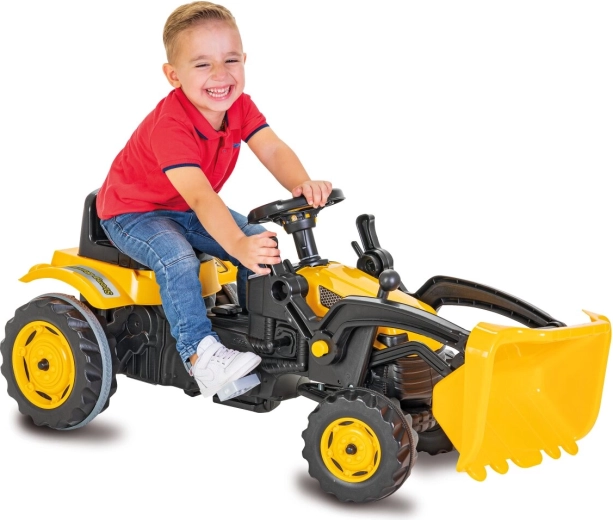 Trattore a pedali con caricatore JAMARA strong bull, giallo