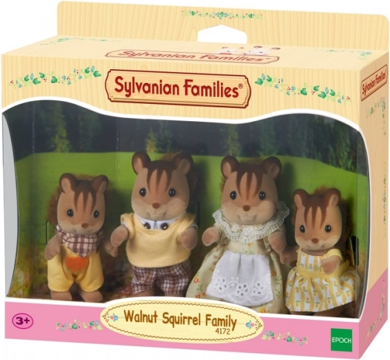 Famiglia di scoiattoli SYLVANIAN FAMILIES – set di 4 figurine