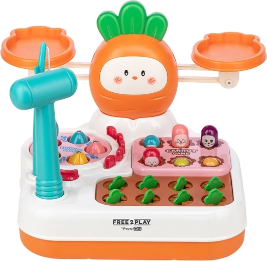FREEON Free2Play giocattolo interattivo 4 in 1 Carota