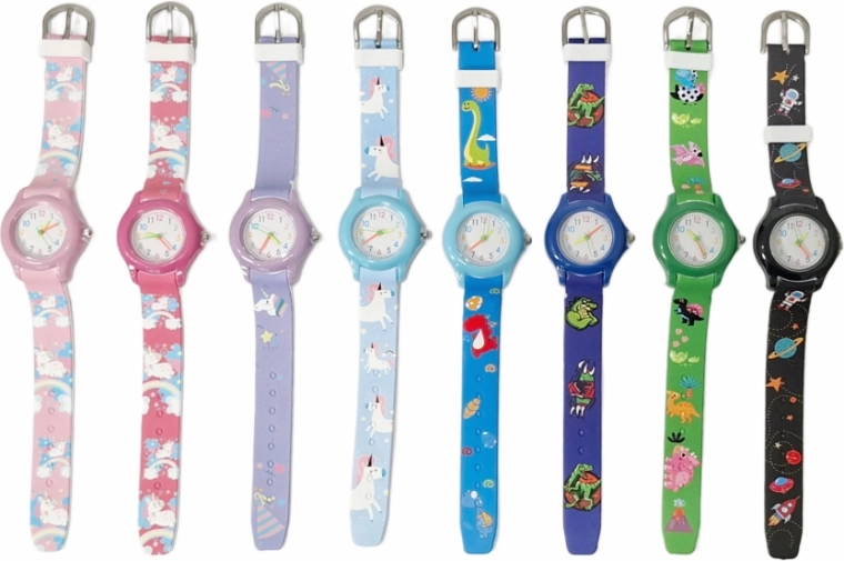 Orologio per bambini con cinturino in silicone