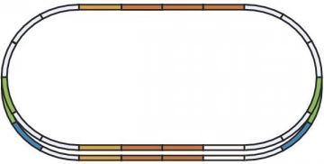 PIKO set binari E per linea parallela H0