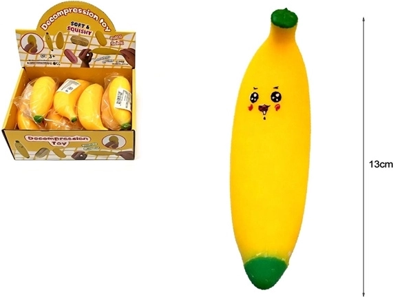 Gadget antistress a forma di banana - 1 pezzo