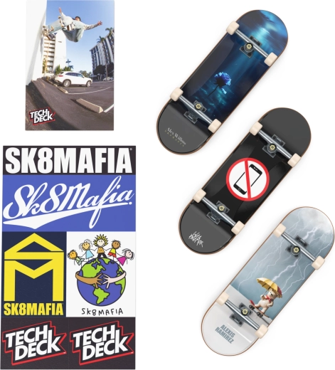 Tre fingerboard completi Sk8Mafia