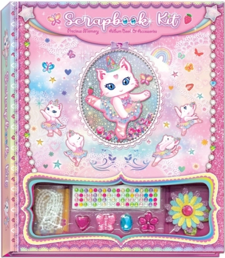 Set decorativo per scrapbook Pecoware - Gattina Ballerina