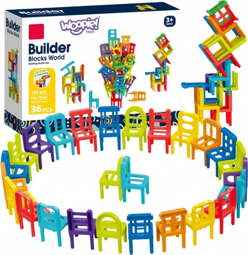 Gioco di abilità Sedie Bilancianti 36 pezzi