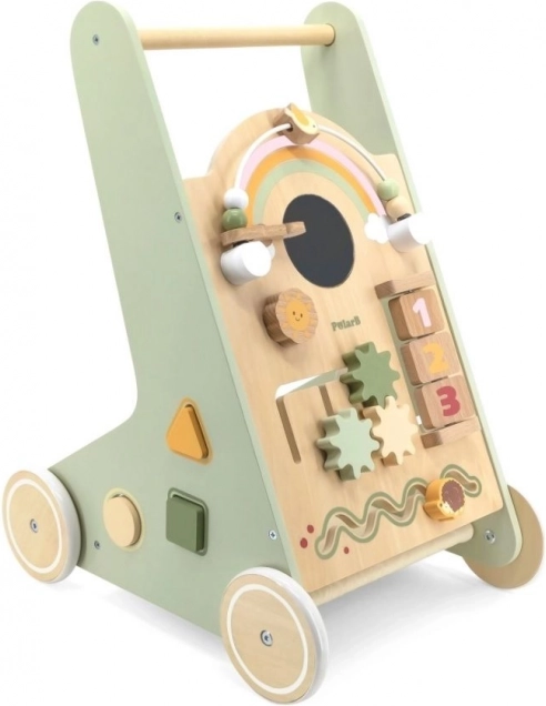 Girello educativo in legno PolarB Viga – verde