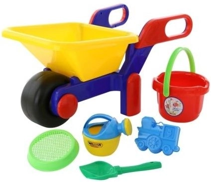 Carriola con Set Secchio e Paletta Polesie