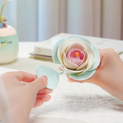 Puzzle 3D fai-da-te rilassante senza colla