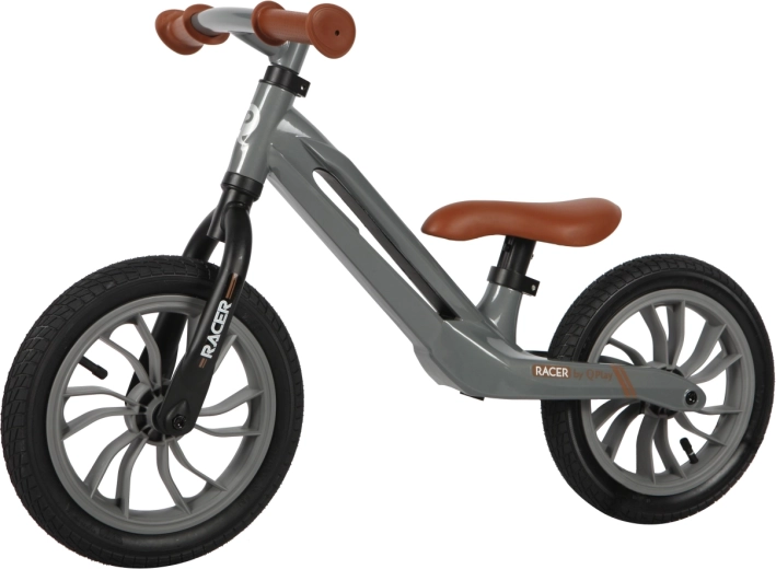 Bicicletta senza pedali QPlay Racer grigia