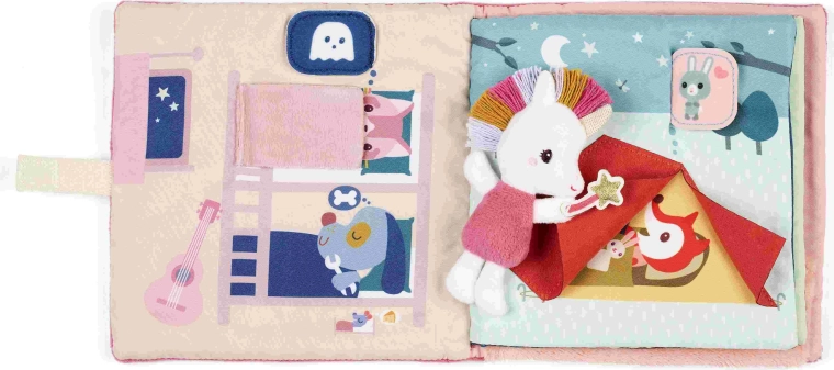 Lilliputiens libro in stoffa Acchiappasogni con l’unicorno Lena