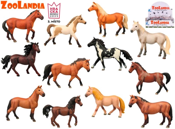 Zoolandia cavallo di plastica 14 cm – 12 tipi