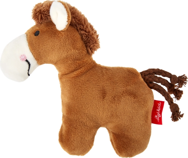 Sigikid primo cavallino di peluche con sonaglio