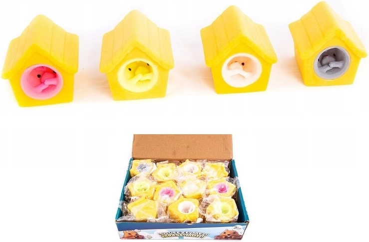 Gioco antistress da schiacciare formaggio con topolino (12 pz in espositore)