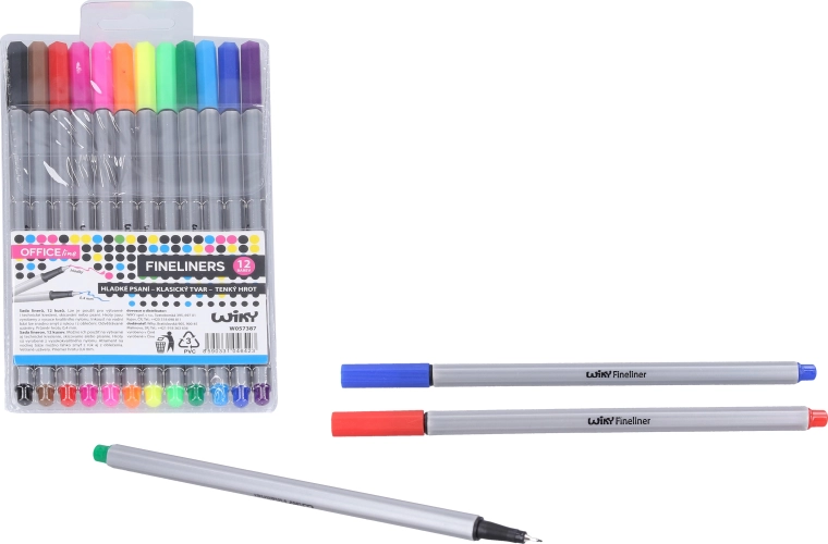 Pennarello fineliner 0,4 mm (12 pz)