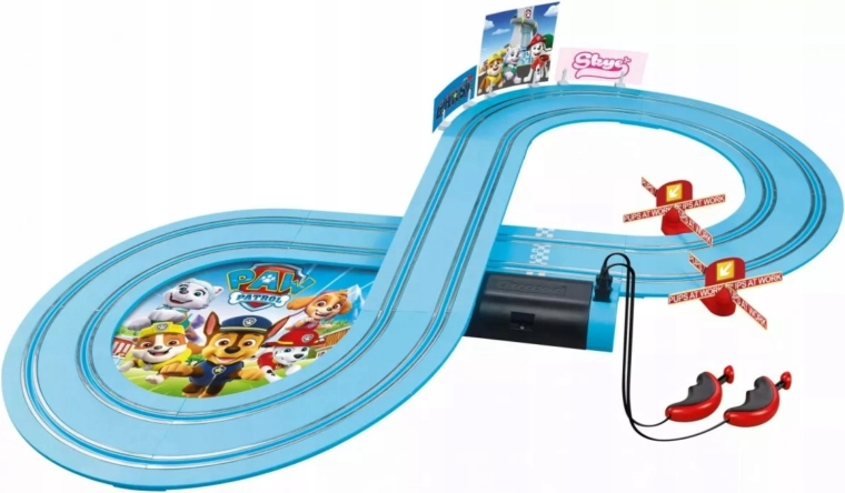 Pista da 2,4 m con eliche rotanti